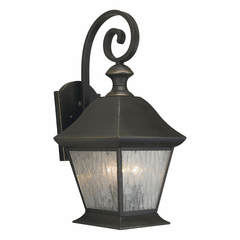 Forte 3-LT Brass Outdoor Lantern - Royal Bronze - 1046-03-14