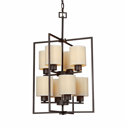 Forte 4+4-LT Foyer Pendant - Antique Bronze - 2570-08-32