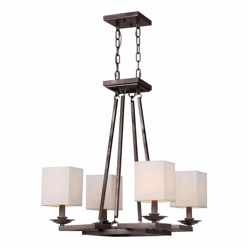 Forte 4-LT Chandelier - Antique Bronze - 7038-04-32