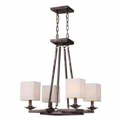 Forte 4-LT Chandelier - Antique Bronze - 7038-04-32