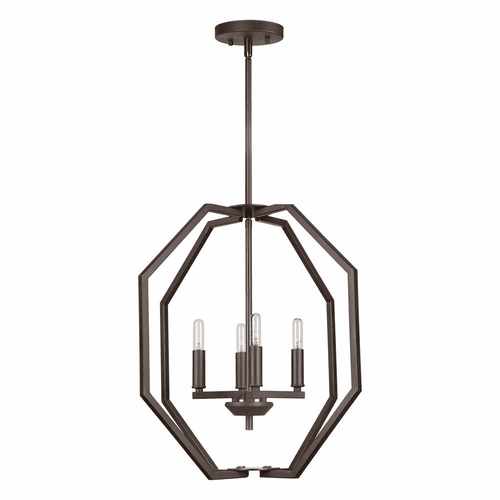 Forte 4-LT Foyer Pendant - Antique Bronze - 7099-04-32