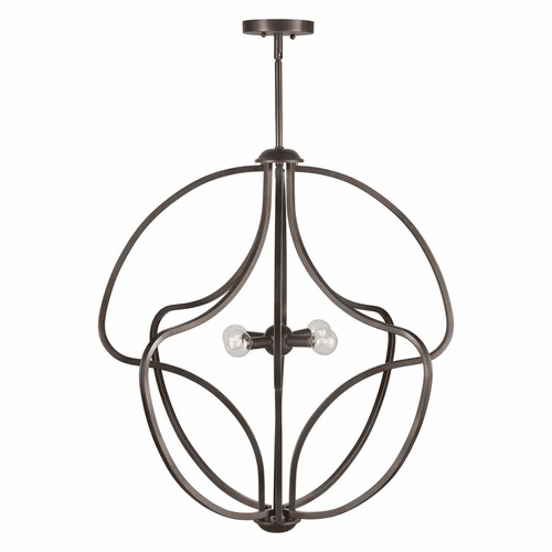 Forte 4-LT Foyer Pendant - Antique Bronze - 7100-04-32