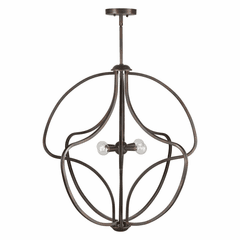 Forte 4-LT Foyer Pendant - Antique Bronze - 7100-04-32
