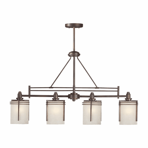 Forte 4-LT Island Pendant - Antique Bronze - 2692-04-32