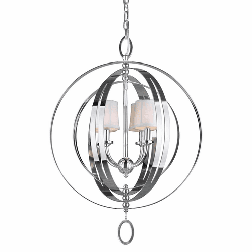 Forte 4-LT Pendant Chandelier - Chrome - 7039-04-05