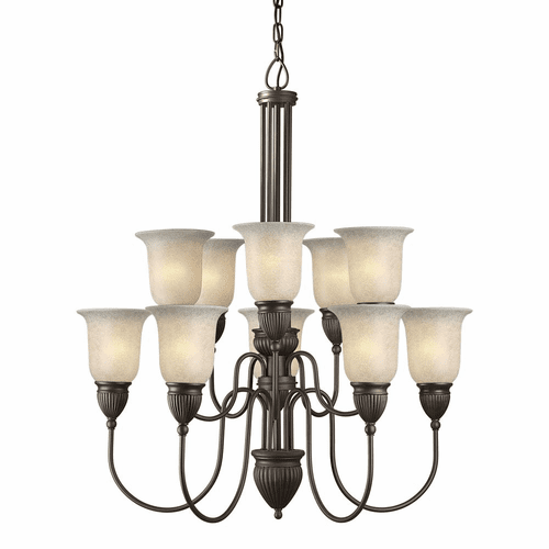 Forte 5+5-LT Chandelier - Antique Bronze - 2352-10-32