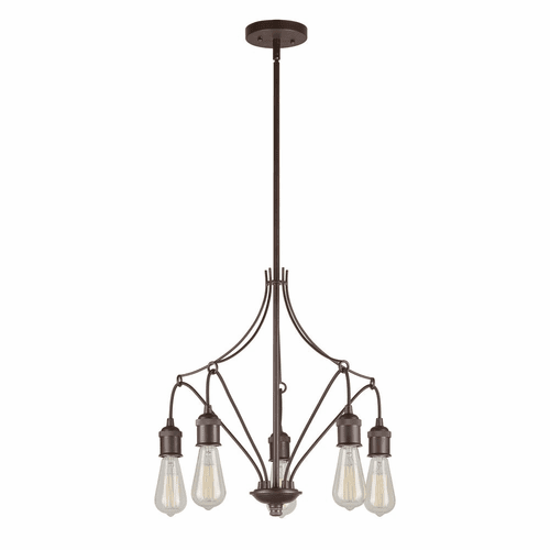 Forte 5-LT Chandelier - Antique Bronze - 7098-05-32