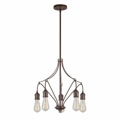 Forte 5-LT Chandelier - Antique Bronze - 7098-05-32