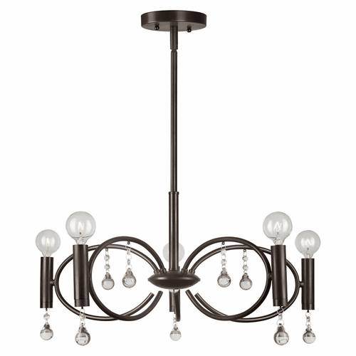 Forte 5-LT Chandelier - Antique Bronze - 7114-05-32