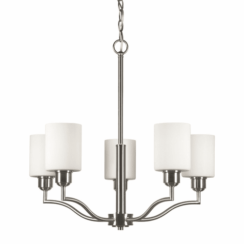 Forte 5-LT Chandelier - Brushed Nickel - 2714-05-55