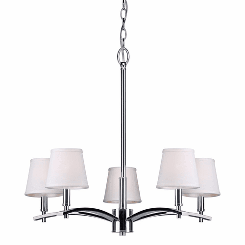 Forte 5-LT Chandelier - Chrome - 7078-05-05