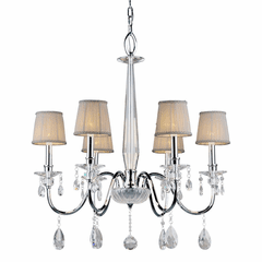 Forte 6-LT Chandelier - Chrome - 4009-06-05