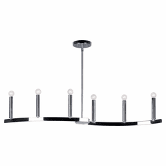 Forte 6-LT Island Pendant - Chrome - 7175-06-05