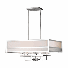 Forte 8-LT Square Pendant - Chrome - 7034-08-05