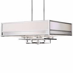 Forte 8-LT Square Pendant - Chrome - 7035-08-05