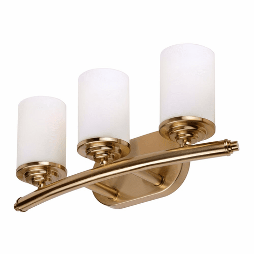 Forte Ames 18" 3-LT Bath Vanity Light - Soft Gold - 5105-03-12