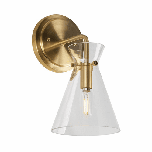 Forte Beaker 5.5" 1-LT Wall Sconce - Soft Gold - 5733-01-12