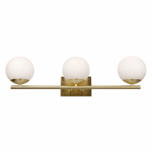 Forte Farrell 30" 3-LT Bath Vanity Light - Soft Gold - 5745-03-12