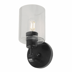 Forte Jayden 5" 1-LT Wall Sconce - Black - 5614-01-04