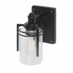 Forte Jolie 4.75" 1-LT Wall Sconce - Black - 5692-01-04