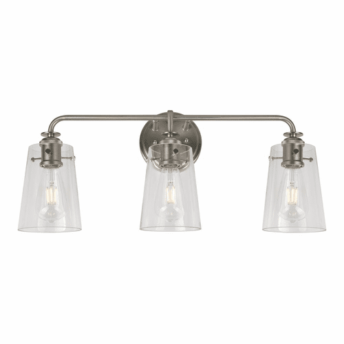 Forte Ronna 25" 3-LT Bath Vanity Light - Brushed Nickel - 5118-03-55