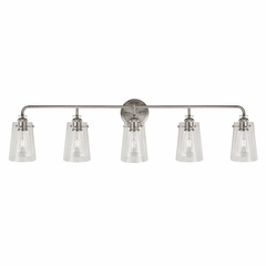 Forte Ronna 45" 5-LT Bath Vanity Light - Brushed Nickel - 5118-05-55