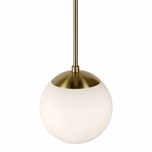 Forte Selene 8" 1-LT Mini Pendant - Soft Gold - 2746-01-12