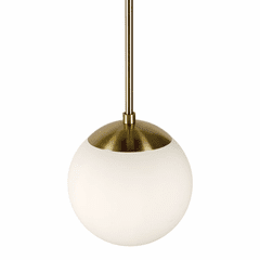 Forte Selene 8" 1-LT Mini Pendant - Soft Gold - 2746-01-12