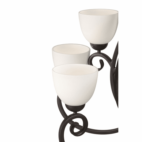 Forte Sutter 33" 9-LT Chandelier - Antique Bronze - 2250-09-32