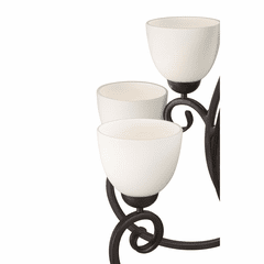 Forte Sutter 33" 9-LT Chandelier - Antique Bronze - 2250-09-32