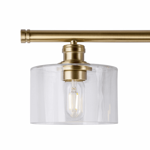 Forte Zane 44.75" 4-LT Bath Vanity Light - Soft Gold - 5748-04-12