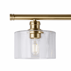 Forte Zane 44.75" 4-LT Bath Vanity Light - Soft Gold - 5748-04-12