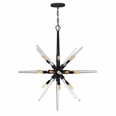 Fredrick Ramond Ariel Chandelier - Black - FR47408BLK