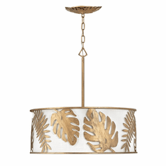 Fredrick Ramond Botanica Chandelier - Burnished Gold - FR35105BNG