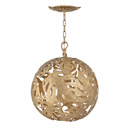 Fredrick Ramond Botanica Chandelier - Burnished Gold - FR35108BNG