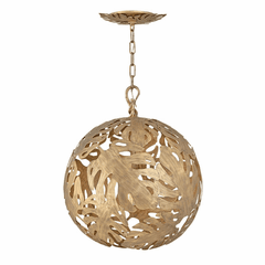 Fredrick Ramond Botanica Chandelier - Burnished Gold - FR35108BNG