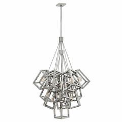Fredrick Ramond Ensemble Large Foyer Pendant - Polished Nickel - FR42449PNI