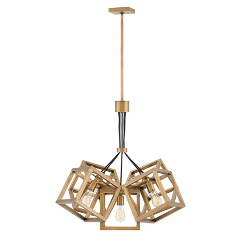 Fredrick Ramond Ensemble Stem Hung Single Tier Chandelier - Bronze - FR42444BBZ