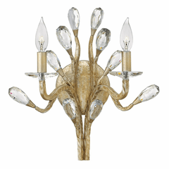 Fredrick Ramond Eve 2-LT Wall Sconce - Champagne Gold - FR46802CPG