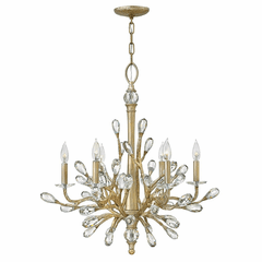 Fredrick Ramond Eve Single Tier Chandelier - Champagne Gold - FR46806CPG Fredrick Ramond Eve Single Tier Chandelier - Champagne Gold - FR46806CPG
