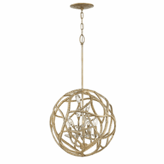 Fredrick Ramond Eve Single Tier Pendant - Champagne Gold - FR46804CPG