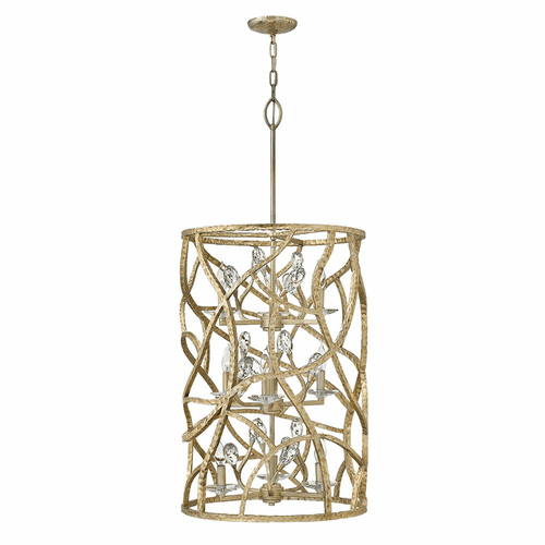 Fredrick Ramond Eve Three Tier Foyer Light - Champagne Gold - FR46808CPG