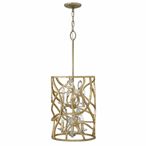 Fredrick Ramond Eve Two Tier Foyer Light - Champagne Gold - FR46805CPG