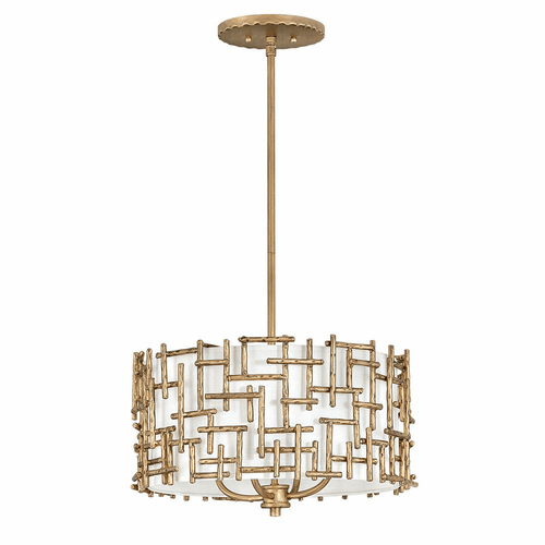 Fredrick Ramond Farrah Chandelier - Burnished Gold - FR33103BNG