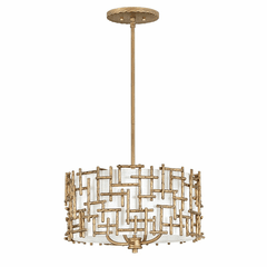 Fredrick Ramond Farrah Chandelier - Burnished Gold - FR33103BNG