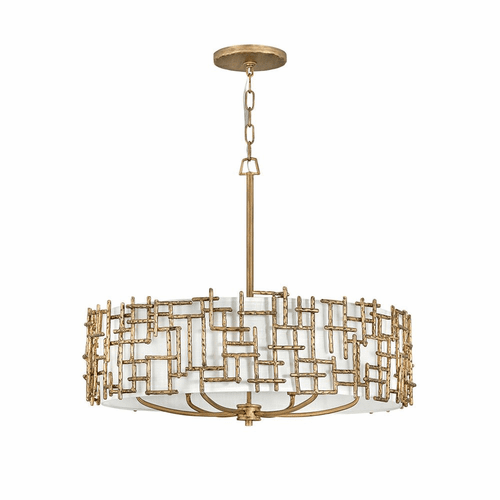 Fredrick Ramond Farrah Chandelier - Burnished Gold - FR33104BNG