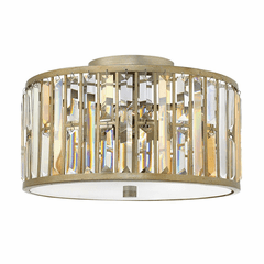 Fredrick Ramond Gemma Flush Mount - Silver Leaf - FR33731SLF Fredrick Ramond Gemma Flush Mount - Silver Leaf - FR33731SLF