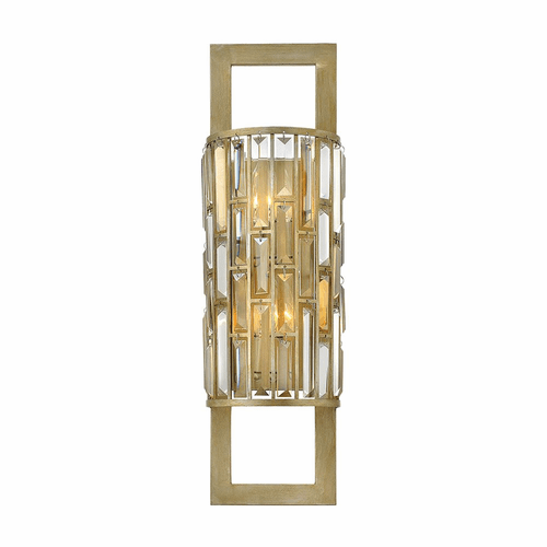 Fredrick Ramond Gemma Wall Sconce - Silver Leaf - FR33730SLF