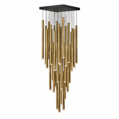 Fredrick Ramond Harmony Chandelier - Heritage Brass - FR49908HBR Fredrick Ramond Harmony Chandelier - Heritage Brass - FR49908HBR