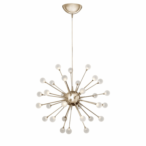 Fredrick Ramond Impulse Single Tier Foyer Chandelier - Polished Gold - FR44413POG